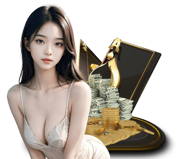 Hình ảnh bàn chơi sòng bạc trực tuyến với người chia bài thật và các lá bài